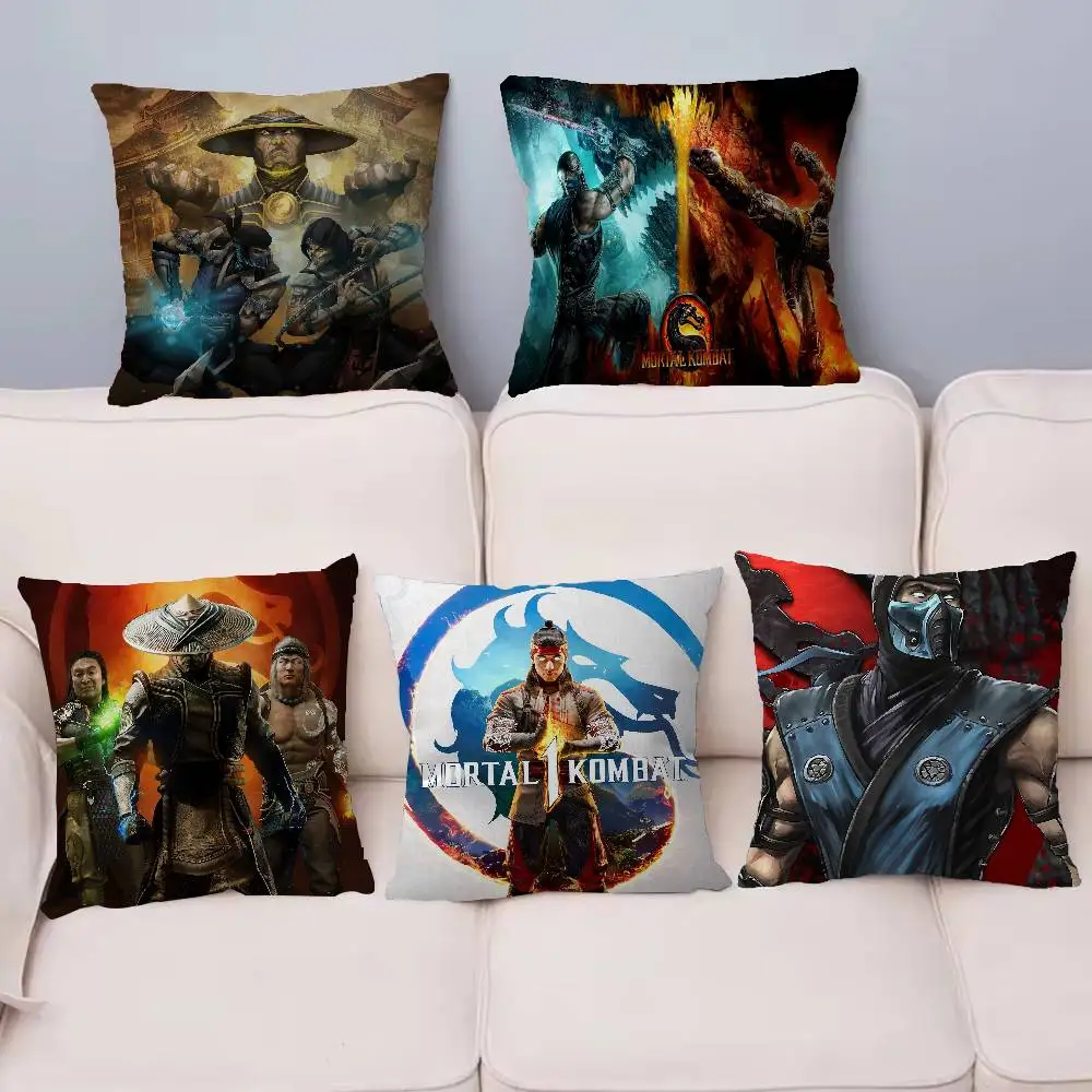 Video Game M-Mortal Kombat Pillow Gift Home Office Decoratio