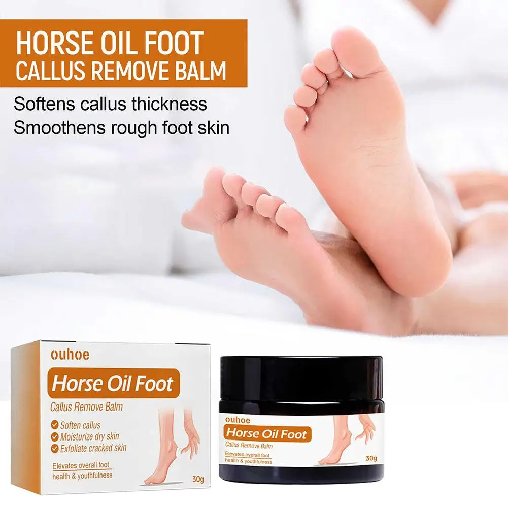 Anti Crack Foot Cream Heel Cracked Repair Horse Oil Callus Smooth Hand Skin Cream Dead Skin Removal Feet Care 30g Anti-Dryi D4R8