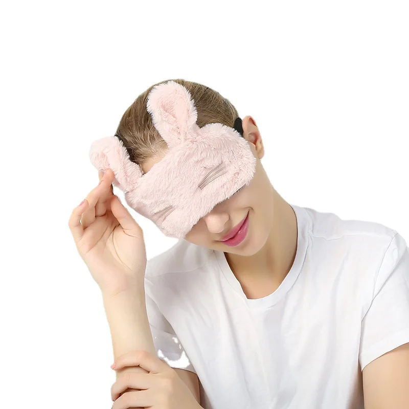 

Cartoon orn Eye Mask Summer Ice Heating Blindfold Sp Eye Mask Light Bloing Home Daily Use Protective Equipment
