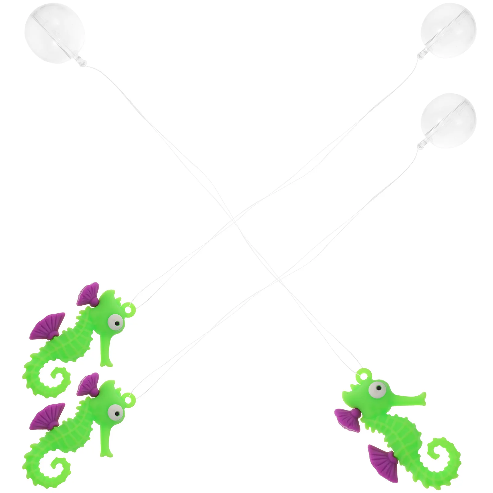 

3Pcs Aquarium Floating Marine Animals Lively Atmosphere Good Material Flexible Glue Not Easy to Damage Break Fish Tank Ornament