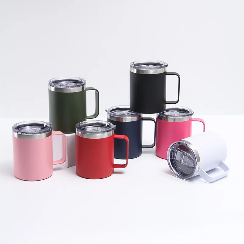 

Handle Stainless Steel Insulated Cup Coffee Tea Thermos Mug Thermal Water Thermocup Travel Drink Bottle Tumbler