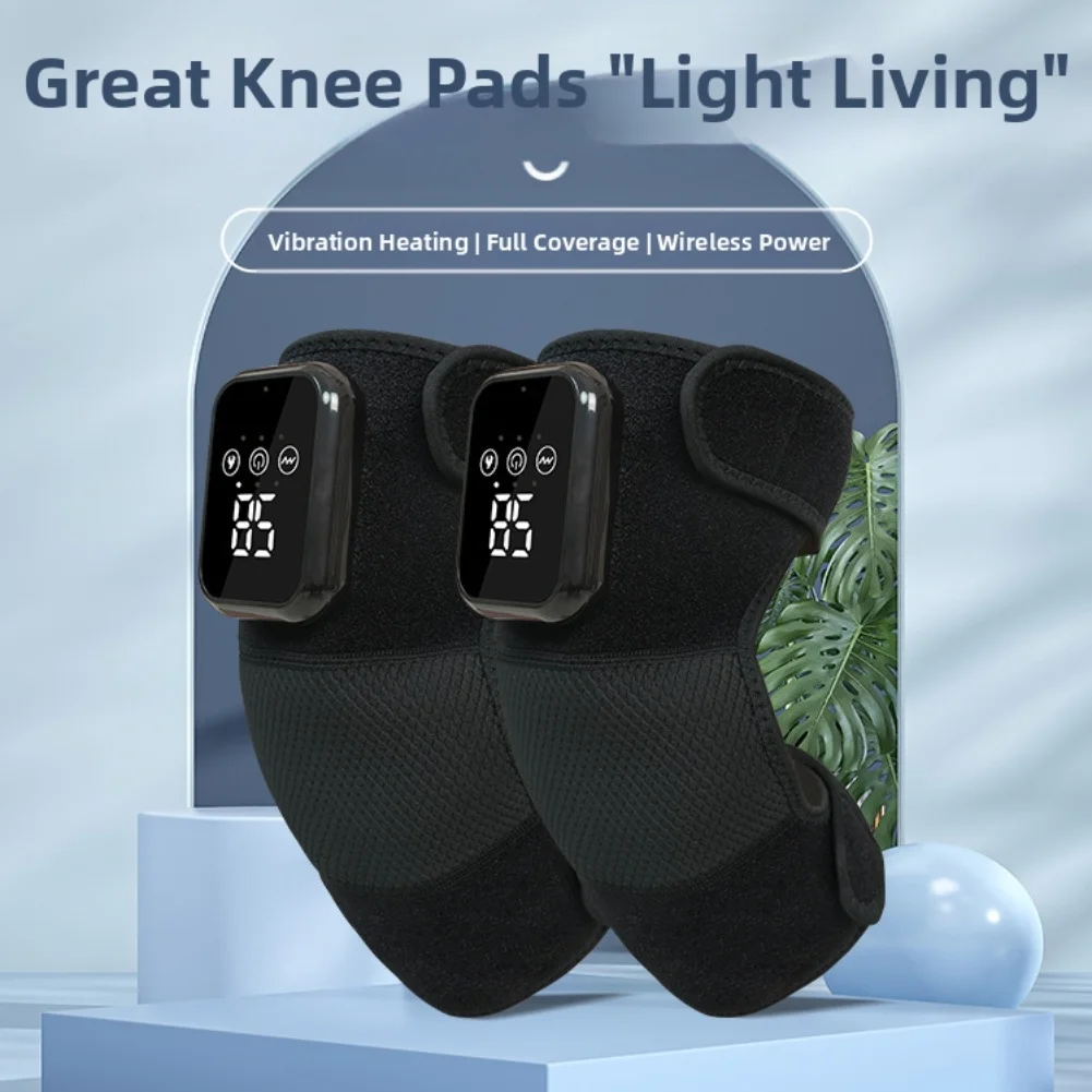 Infrared Therapy Heated Knee Massager For Daily Care 25x10x9cm 360 Ergonomic Fit Adjustable Temperature 40 C-60 C