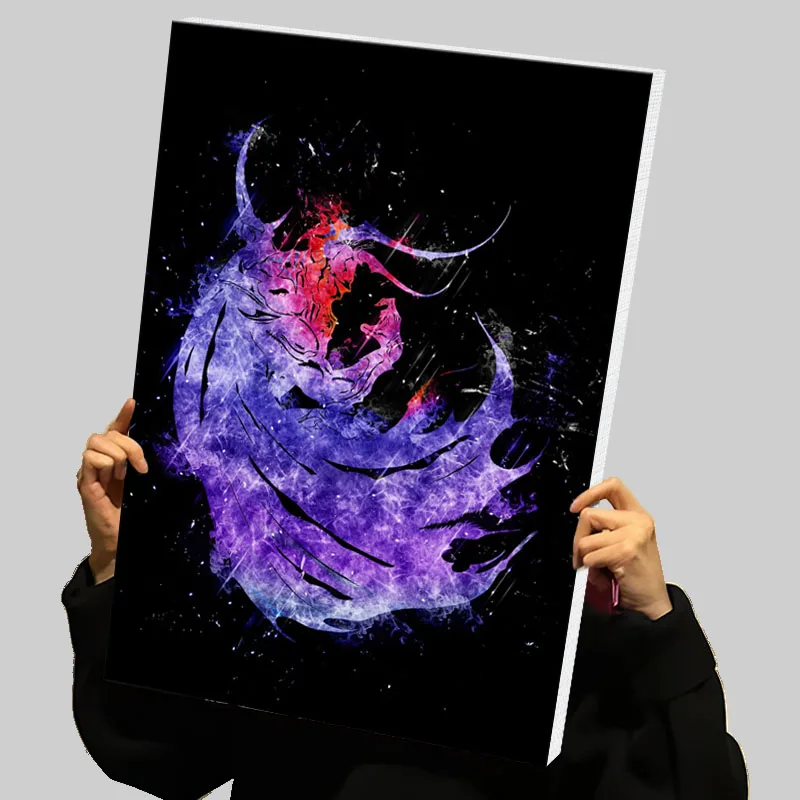 Final Fantasy IV Prints Poster Custom Canvas Painting Wall Art Modern Abstract Canvases Living Room Decorations Home Decor Mural