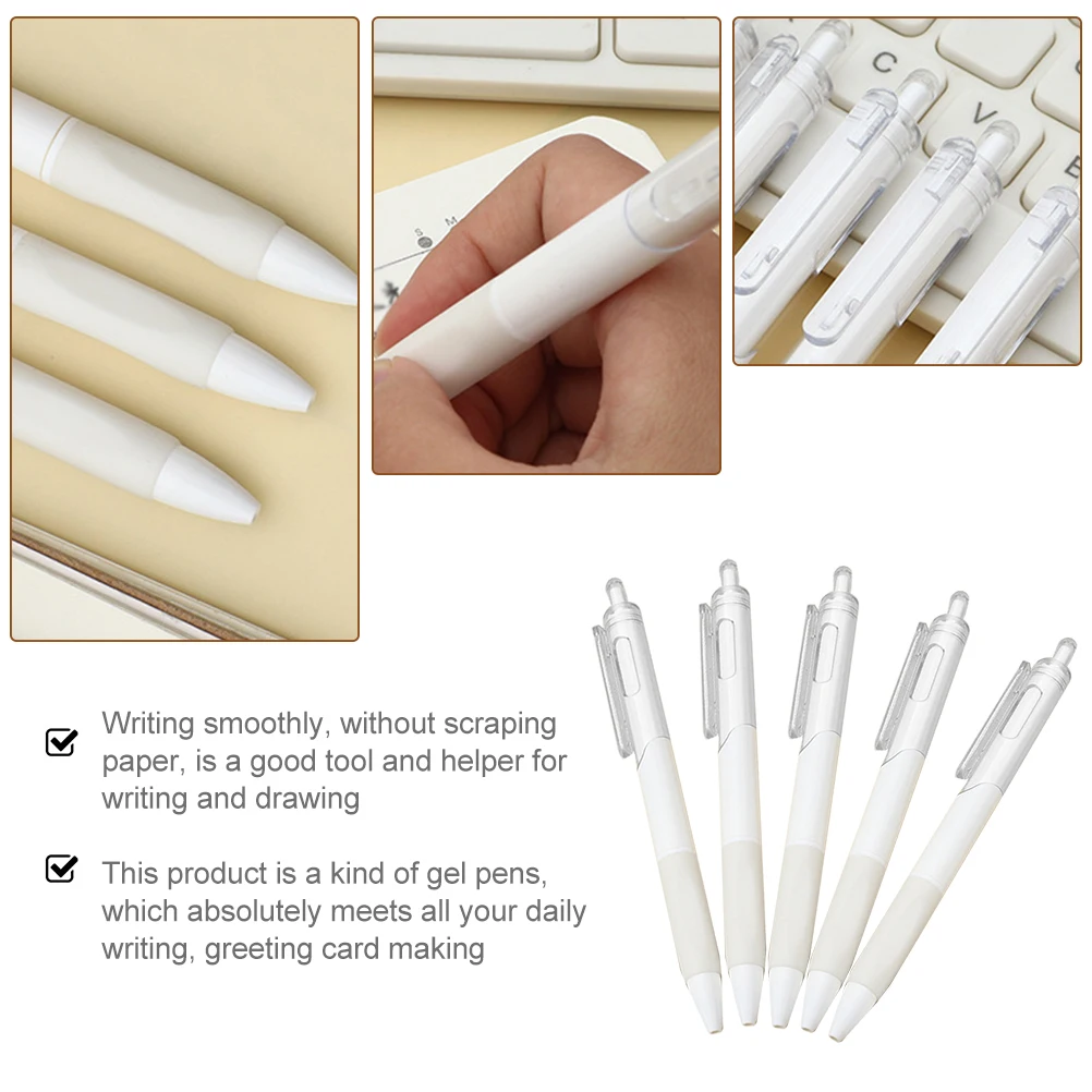 

10 Pcs Press The Signature Pen Pens Student Accessory Office Writing