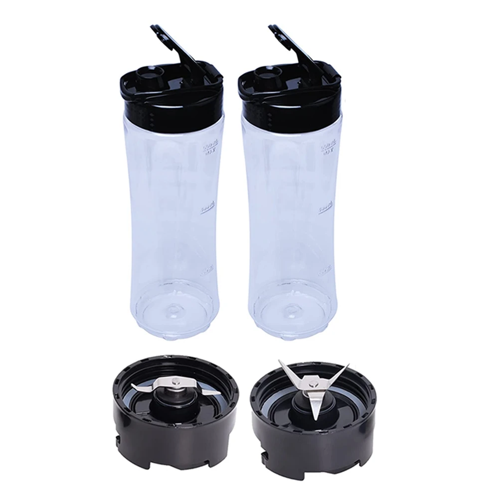 20OZ Blender Bottle for Oster My Blend Blender BLSTPB BLSTP2,2 Pack Blender Cup with 2 Replacement Blade Blender