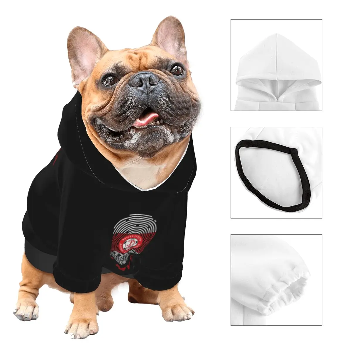 Israël Hapoel Ramat Gan Givatayim Fc Hond Dragen Hoodie Puppy Kostuum Doggie Winterkleren Trui Huisdier Capuchon Sweatshirts Jas