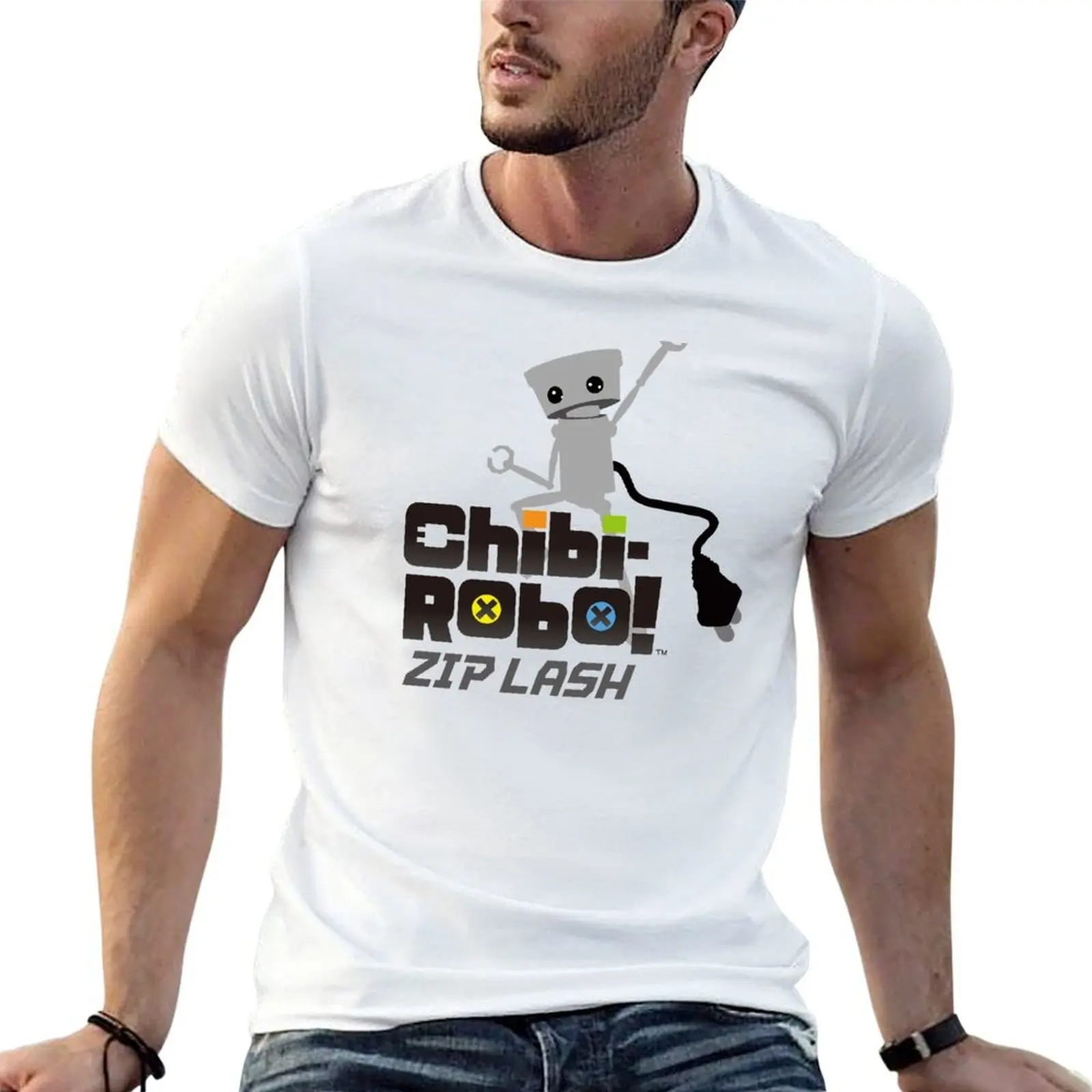 

Chibi-Robo : Zip Lash T-Shirt man t shirt heavy cotton man graphic t shirt t shirts for man cotton T-Shirt