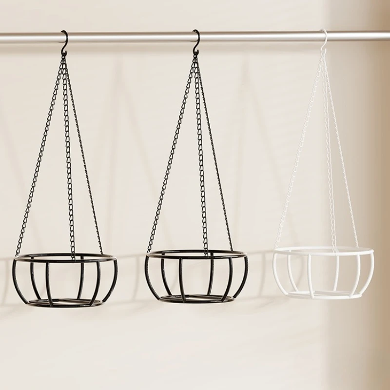 

Simple wrought iron hanging basket flower pot hanger orchid h frame succulent basket green dill flower