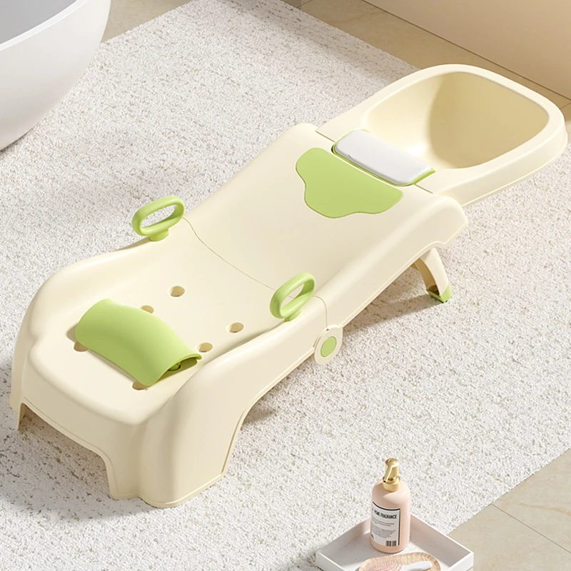 

Japanese Childrens Recliner Specific Shampoo Chairs Household Baby Sitting Lying Folding Shampoo Chairs Comfort Furniture HYSC