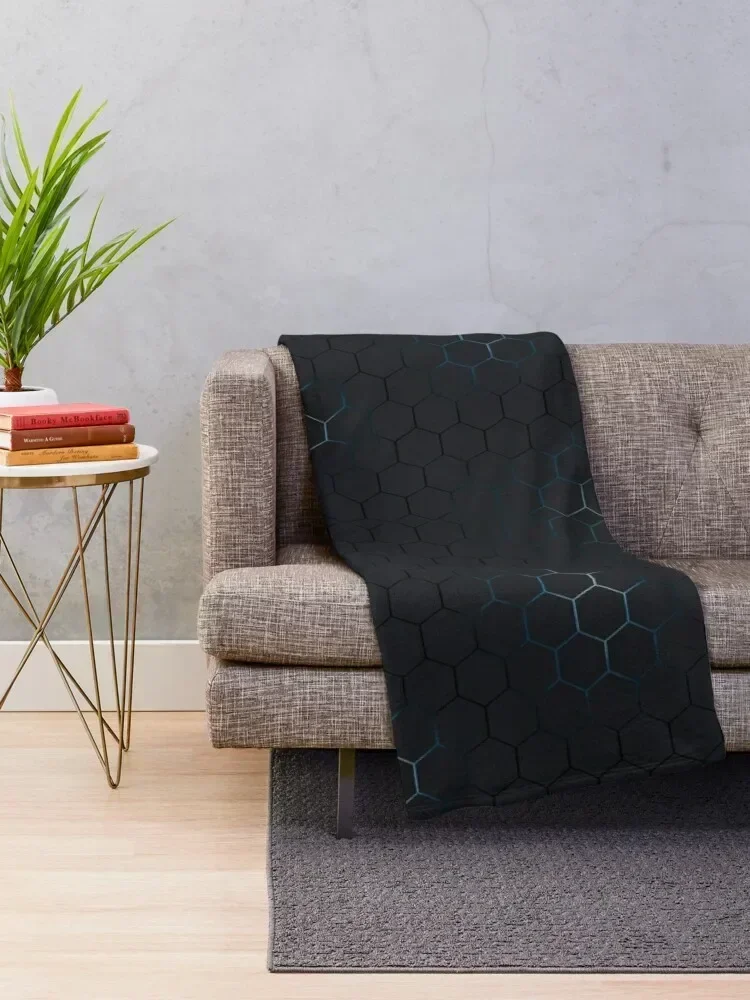 Futuristic honeycomb Throw Blanket Sofas Decorative Sofas Blankets