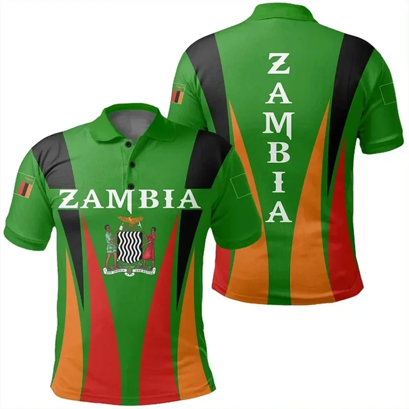 Ethiopia Africa Ghana Polo Shirt For Men 3d Printed Fashion Women Children Polo Shirts Rwanda Seychelles Zambia Sports Jersey