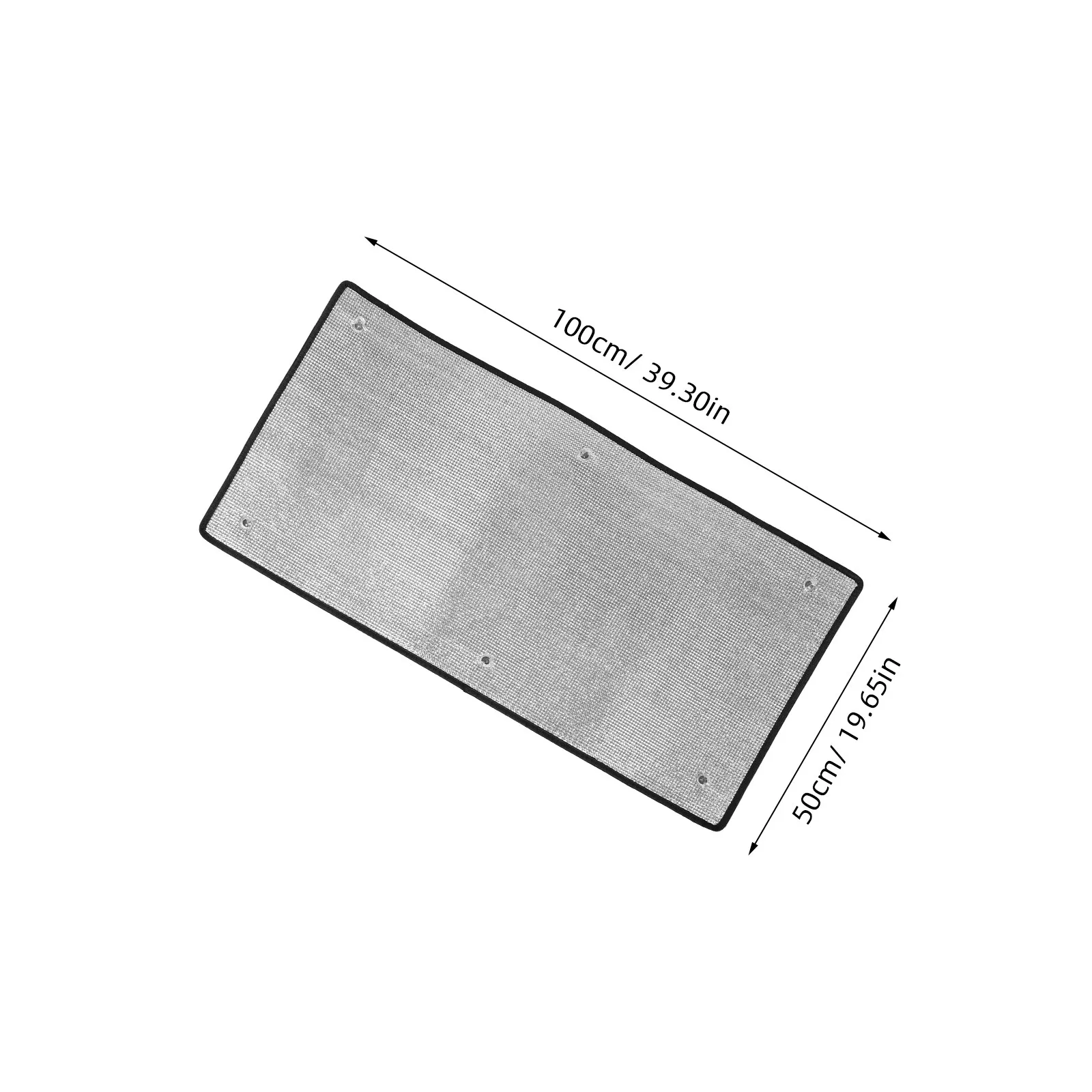 Cooling Privacy Window Film Blackout 50x100cm Black Heat Reflecting Sun Protection Window Foil Thermal Insulation Uv Blocking view 4