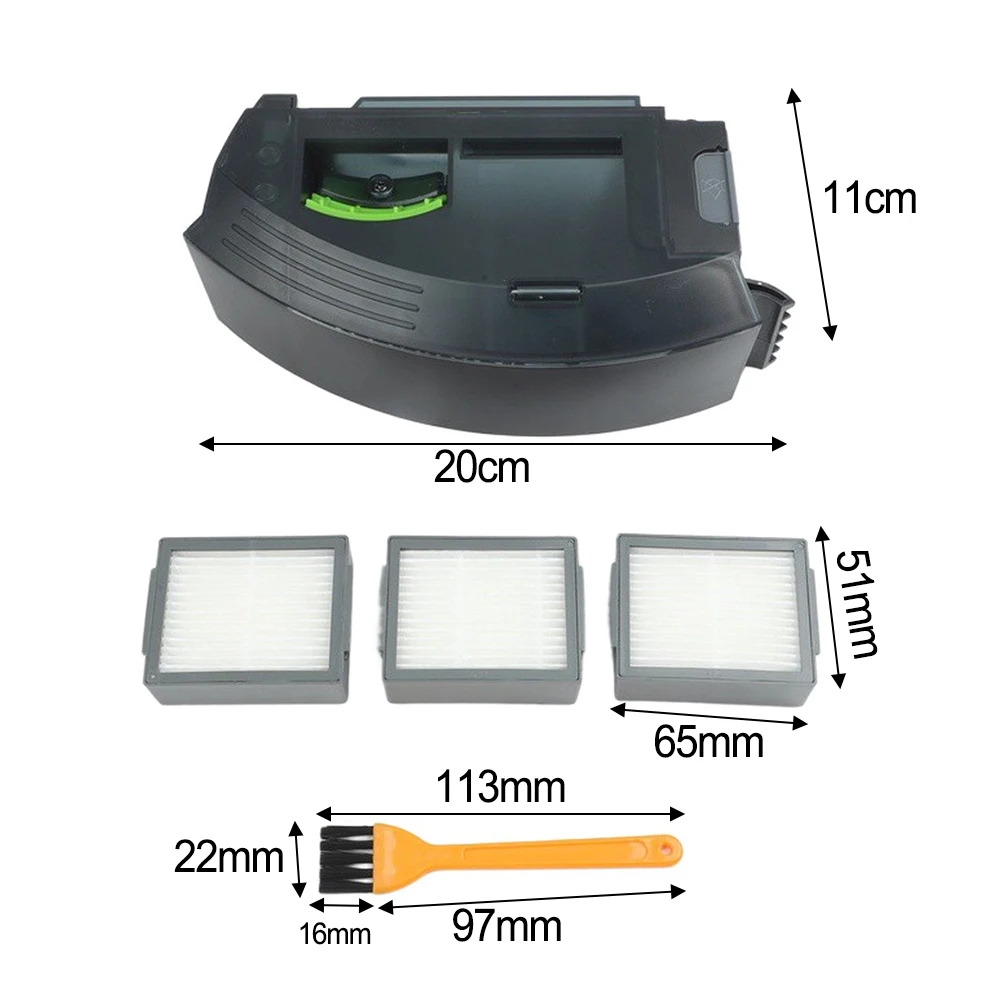 Efficient Home Maintenance Solution Enhanced Dirt Storage Capacity For I1 for i3 Models Automatic Dirt Disposal System