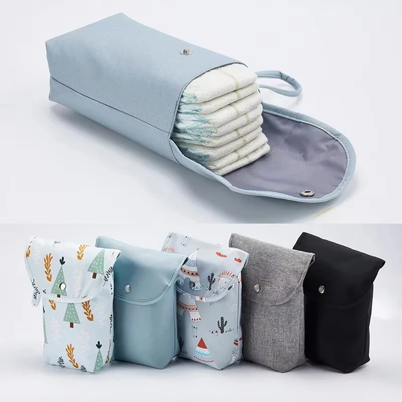 

Baby Diaper Bag Waterproof Wet Dry Pack Mummy Storage Pouch Nappy Organizer Insert Tote Purse Travel Stroller Carry Bag