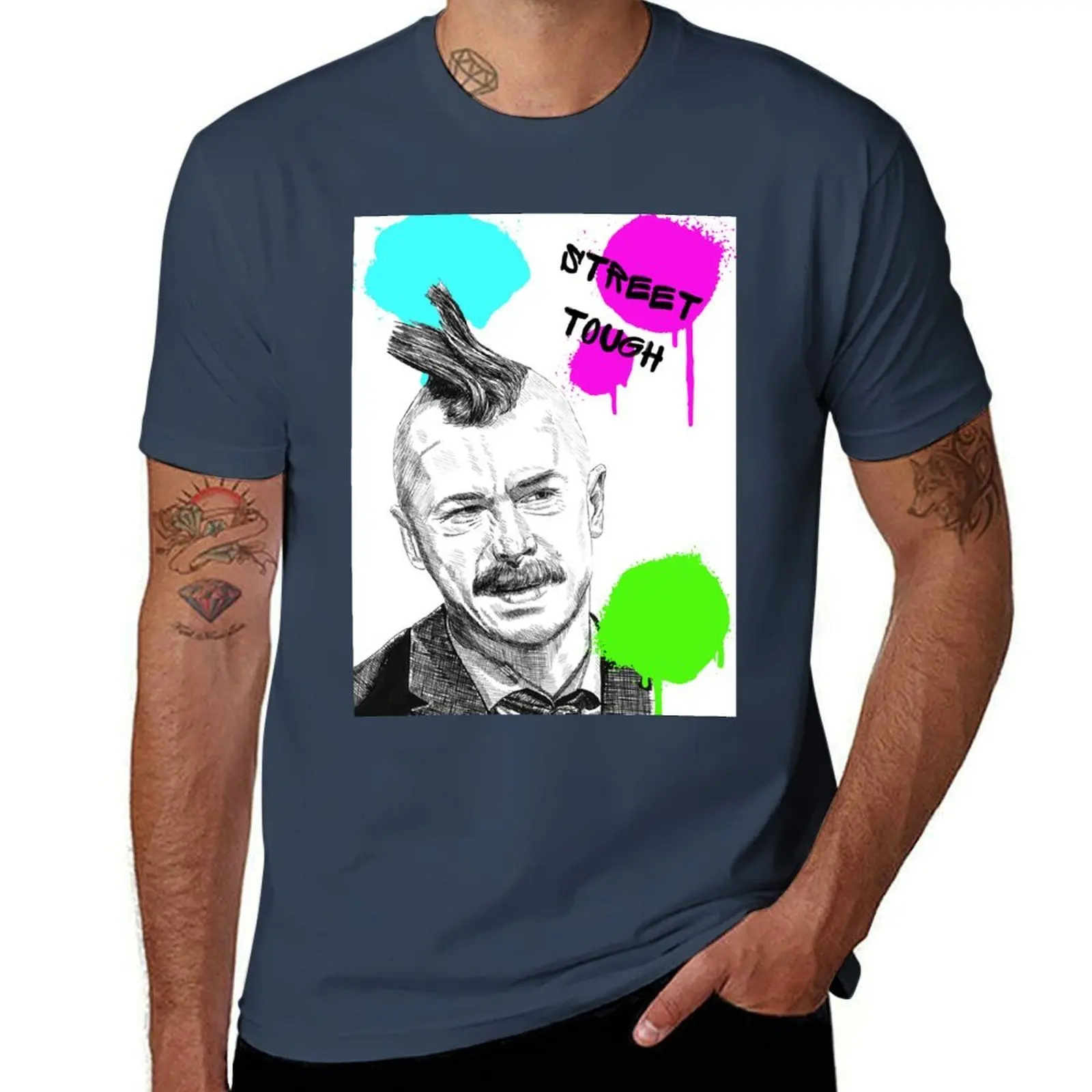 

Mike Wozniak, Taskmaster, Street Tough. T-Shirt Odor Resistant Short Sleeve Top