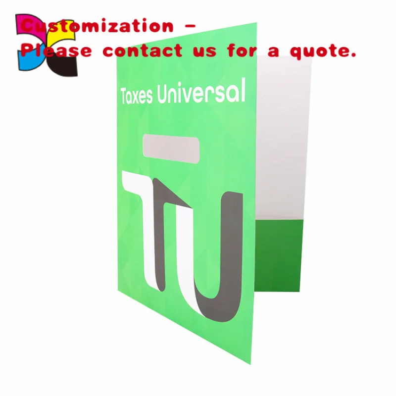 custom.China Factory Printing A4 A5 Paper Presentation File Folders Custom File and Business Folders With Pock