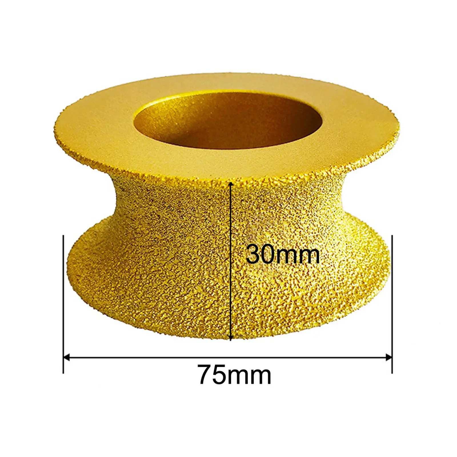 Disco abrasivo per mola disco abrasivo resistente all'usura strumento di smussatura disco abrasivo per profilo del bordo per muratura ceramica