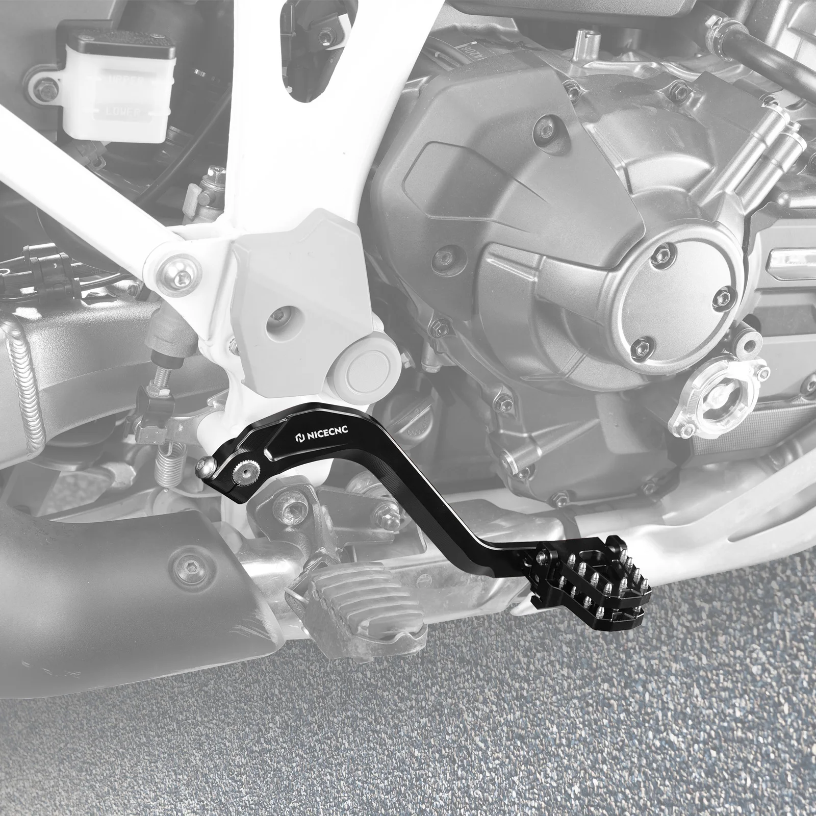 Für 2020-2026 Honda CRF1100L Africa Twin Adventure Sports Verstellbarer Hinterradbremshebel Schalthebel Fußrasten Fußstützen – Detail 9
