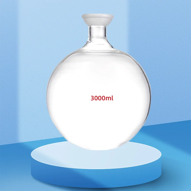Glass ball ground round bottom flask rotary evaporation instrument accessories receiving bottle 250ml500ml2000ml3000ml