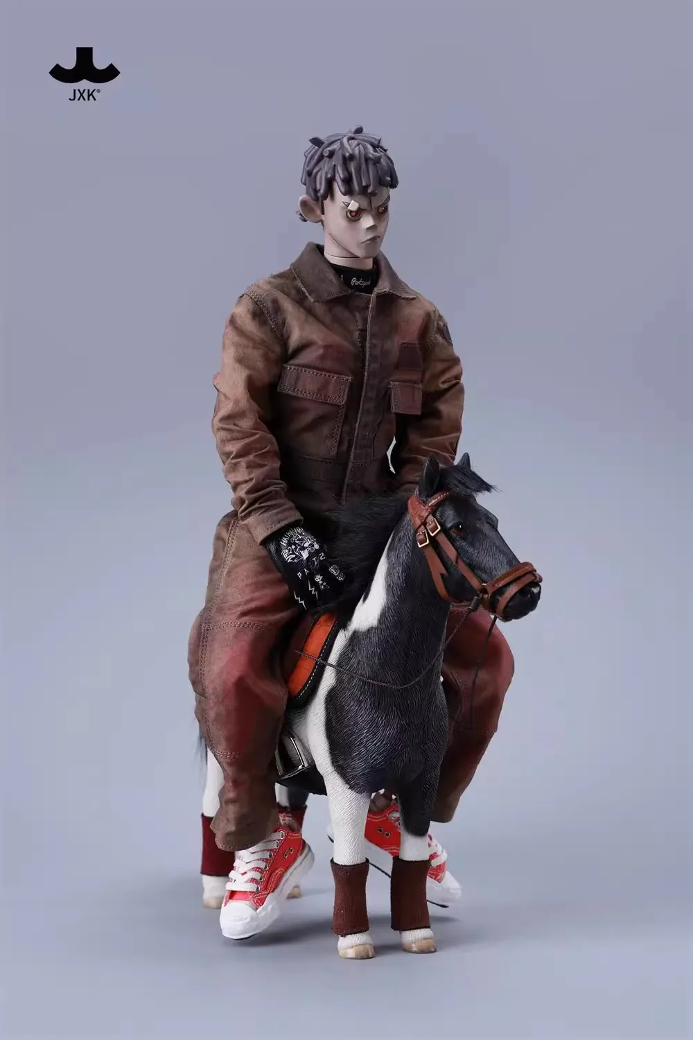 JXK JXK270 1/6 Akcesoria dla żołnierzy Qi Liu Hai Mały Kucyk Symulowane Zwierzęta Model Zabawka Pasuje do Figurki Akcji 12'' Dostępne w Magazynie