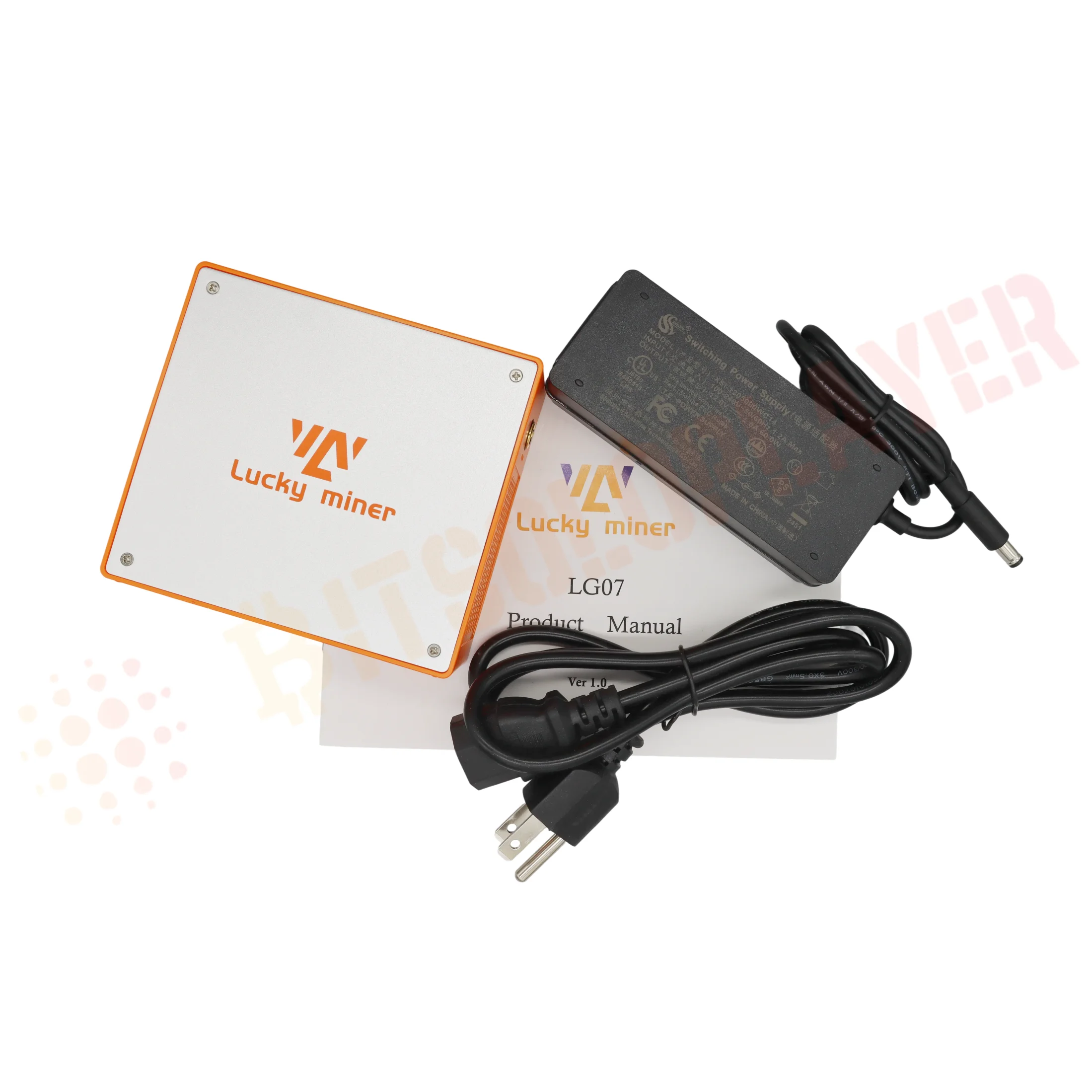 Lucky Miner LG07 bitcoins mijnwerker 11MH/s Asic LTC Miner Asik Mining Crypto Miners Solo Bitcoin DOGE Home mijnwerker Met adapter