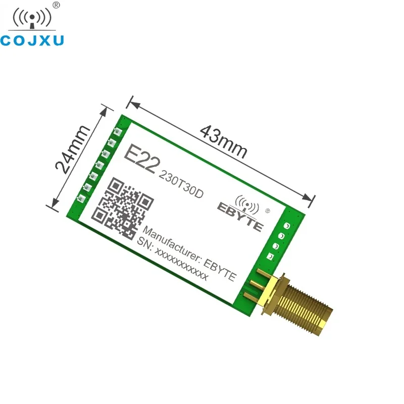 Lora Modul Wireless Rf 230 MHz 10 km Fern 30 dBm SMA-K RF Cojxu E22-230T30D LoRa Transceiver Empfänger