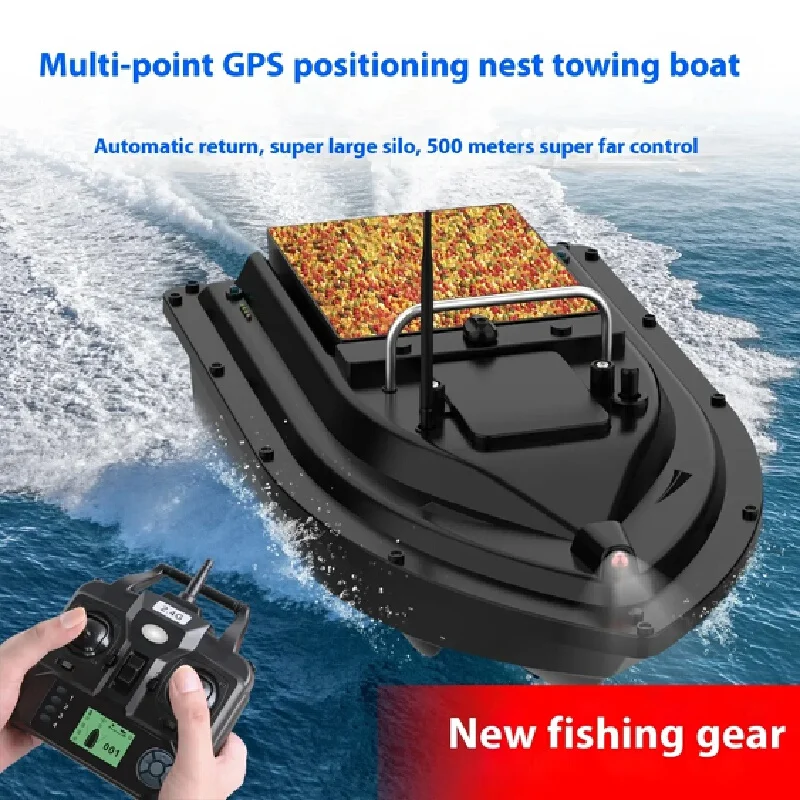 The New Gps Intelligent Remote Control Nest Boat 500 Meters Low Electric Automatic Homing Positioning Hook Tow Hook Fishing