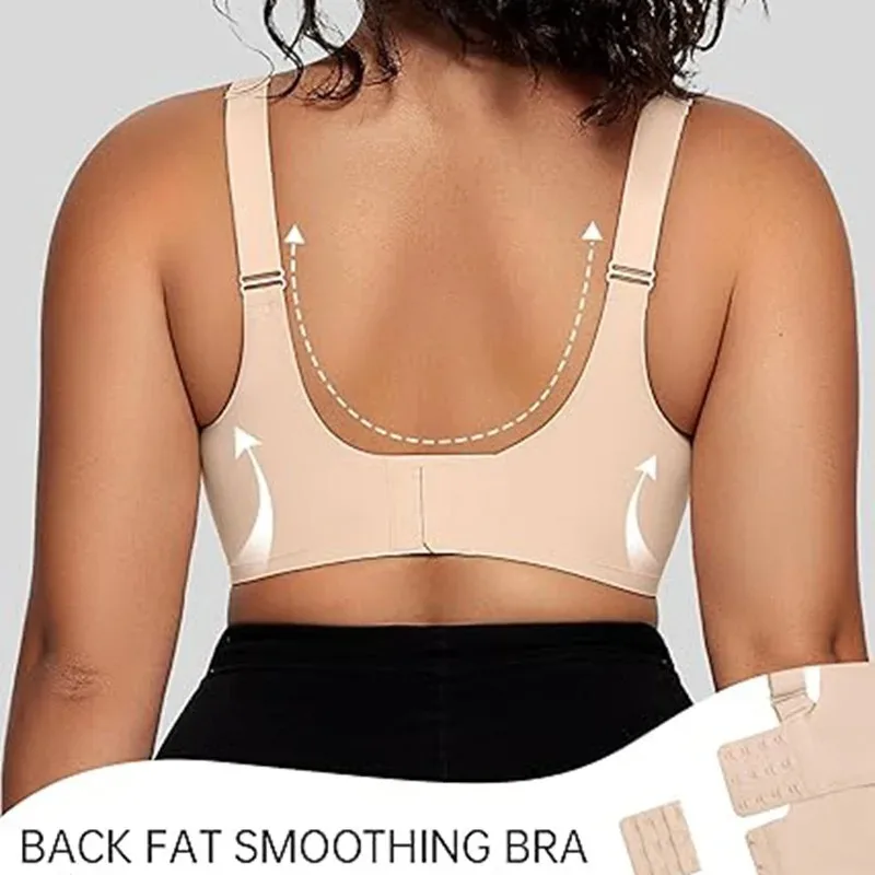 Сетчатый бюстгальтер больших размеров, женский сетчатый бюстгальтер с маленькой грудью, иллюзия без боковых груди, без стального кольца, удобное нижнее белье с открытой спиной, внутренняя одежда