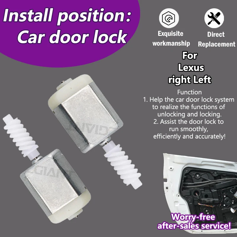 

AZGIANT FC-280PC-22150/KD630806 For Lexus IS300/IS250/IS350 Car Tailgate trunk boot lock 12V DC Motor Pure copper carbon brush