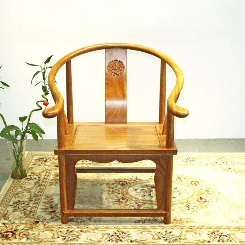 Re in teak, nuovo stile cinese, casa, struttura da infilare e tenone, legno massello