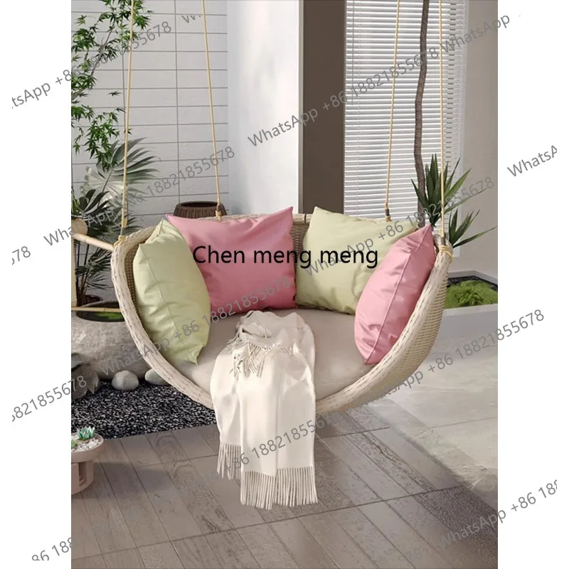 

Balcony gondola swing, indoor leisure hanging basket, hanging chair, rattan seat, terrace rattan chair, home use