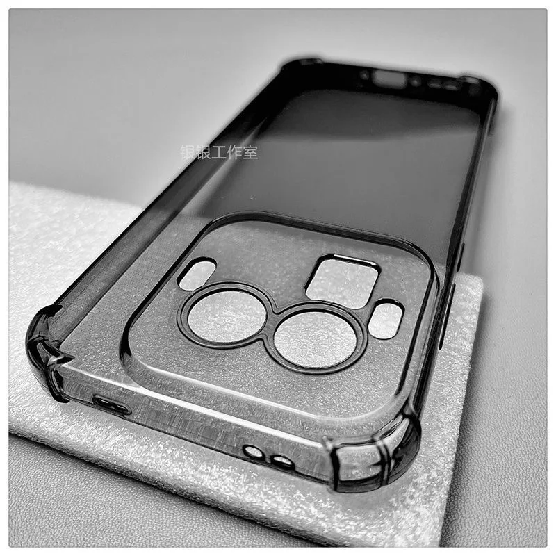 حافظة لهاتف Realme GT8 Pro حافظة مربعة الشكل فاخرة من السيليكون الشفاف غطاء خلفي ناعم لهاتف Realme GT8 Pro Shell Bumper Funda #5