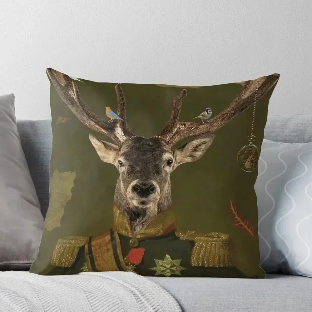 Heneral Le Cerf Throw Pillow Cushions Cover luxury home accessories pillow