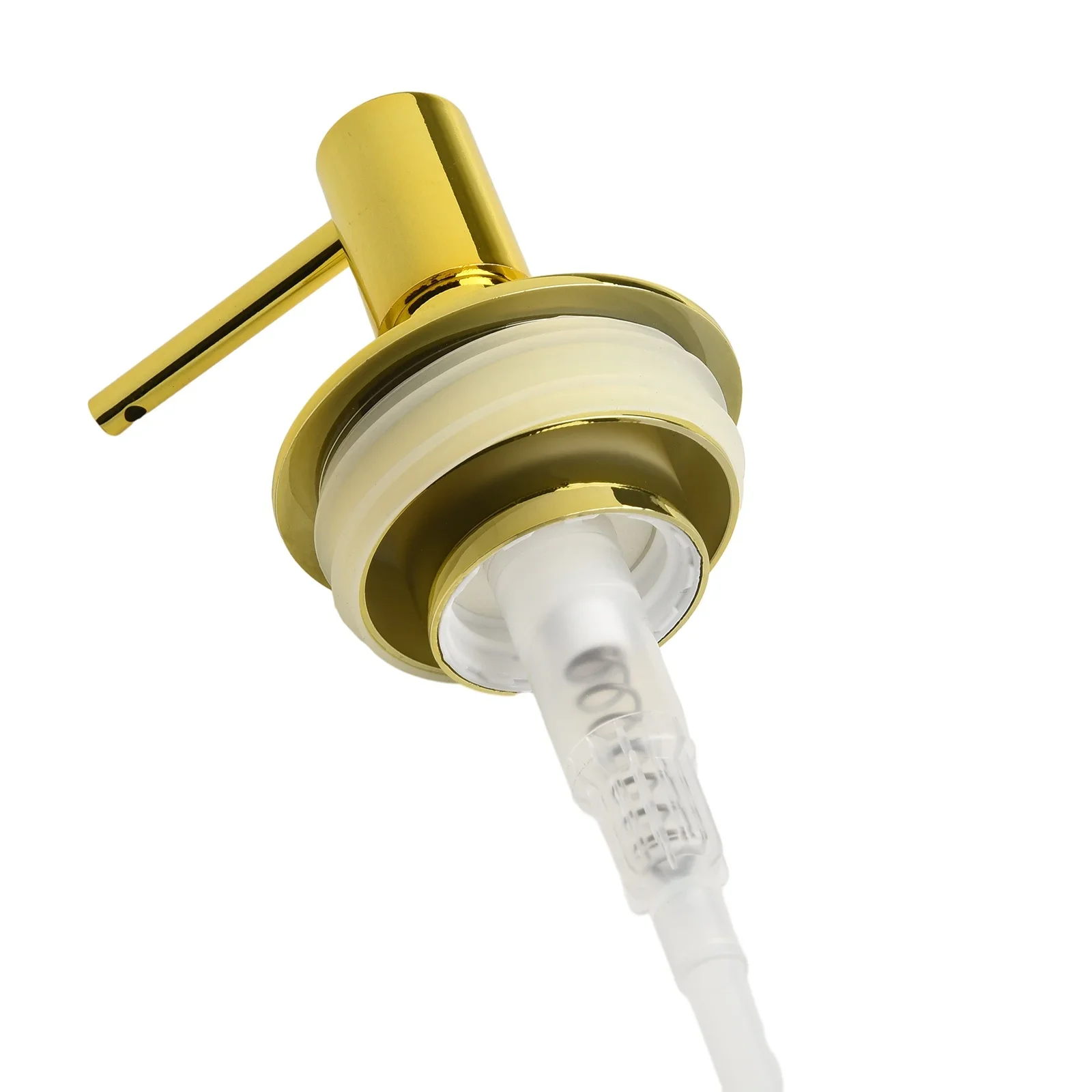

ABS Pump Head Manual Press Pump Head Home Bathroom Specifications 28 Teeth Smooth Distribution Soft Sealing Gasket