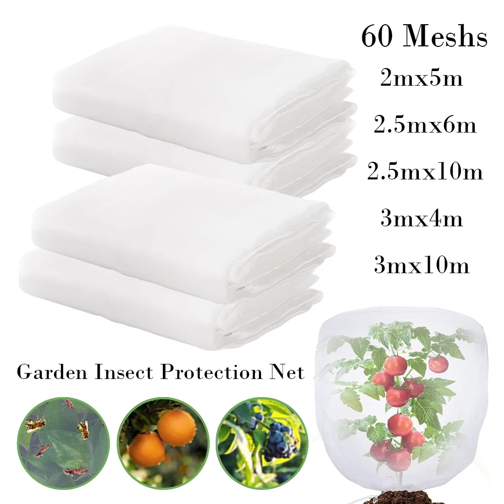 1 peça de Rede de Malha Tecida Resistente ao Calor e Insetos para Jardim, Proteção de Plantas de Hortaliças e Frutas