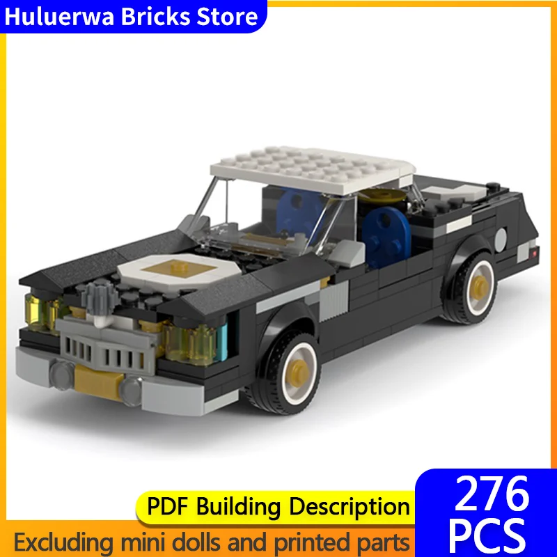 

Модель скоростного гоночного автомобиля MOC, строительные кирпичи, классический ретро седан, модульная технология, детские праздничные подарки, сборные игрушки, костюм