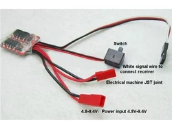 RC 20A Brush ESC regolatore di velocità del motore a due vie con freno per serbatoio di barca per auto RC