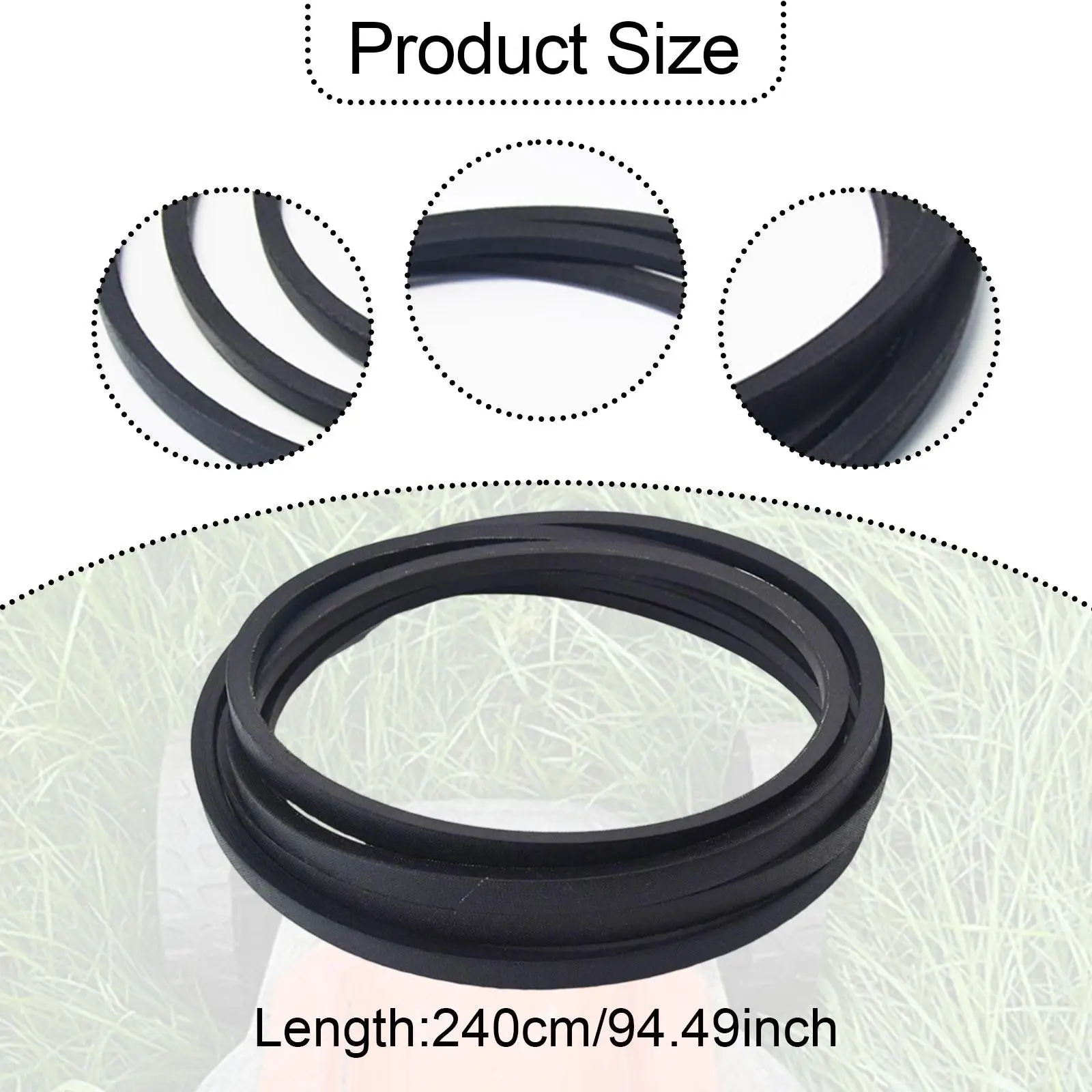 532144959 144959 Lawnmower Drive Belt Practical Accessory Easy Installation 24690 138255