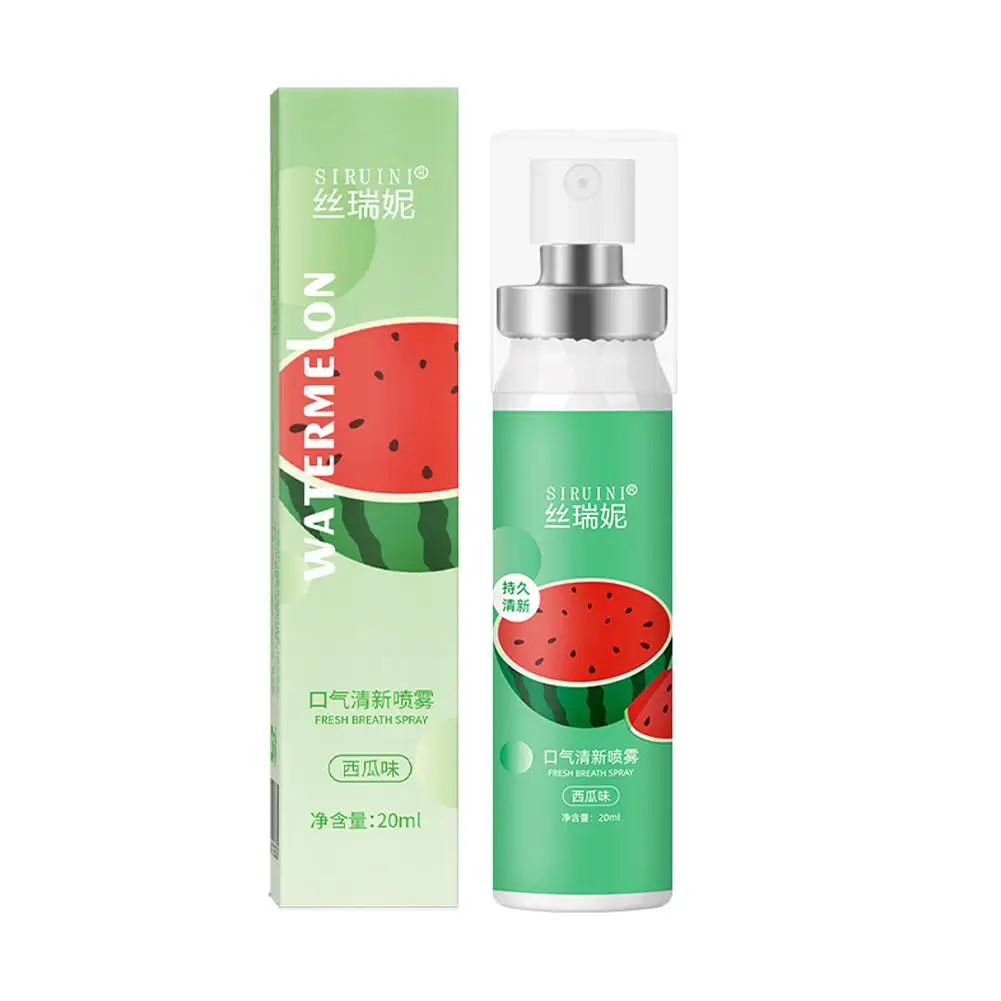 20ml Fresh Lasting Mouth Spray Mouth Freshener Oral Odor Treatment Oral Remove Bad Breath Fruit Litchi Peach Flavor