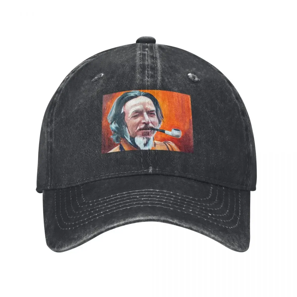 

Alan Watts | Painting of Alan Watts Baseball Cap Horse Hat funny hat Women's Golf Clothing Men's