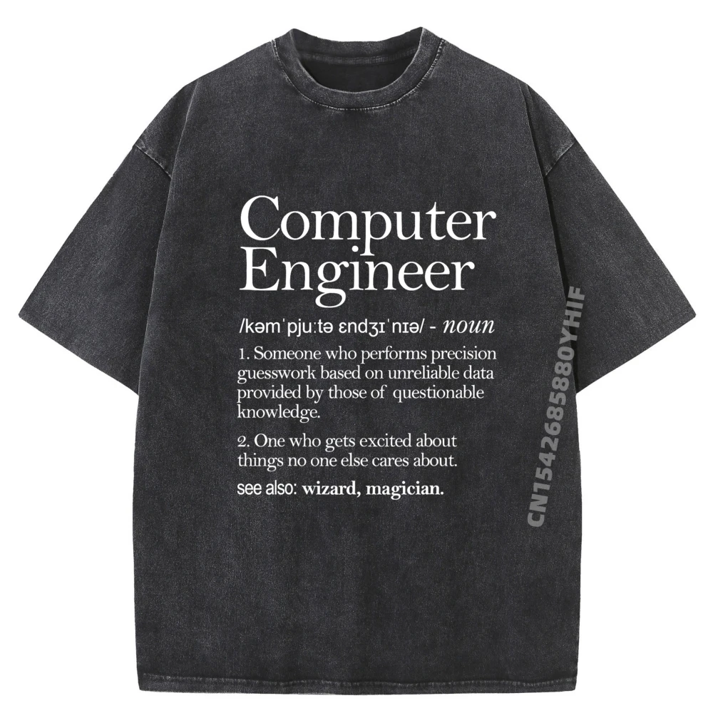 

Computer Engineer Definition Apparel Computer Engineering Wholesale Tshirts 100 Pcs Summer Washed T Shirts