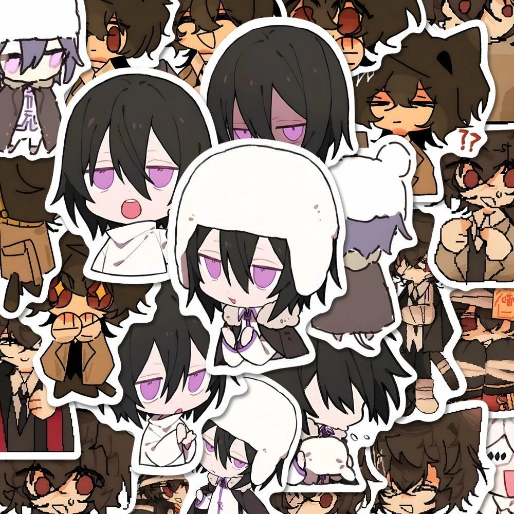 128 Q-version Cosplay Cute and Cute Wenhao Inuyo Stickers Nakajima Atsushi Anime Notebook Decoration