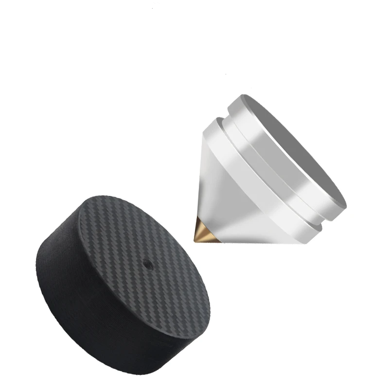 Hi-end 4K carbon fiber shock-absorbing foot nails HIFI audio fever-grade speaker foot pad CD shock-proof amplifier gasket