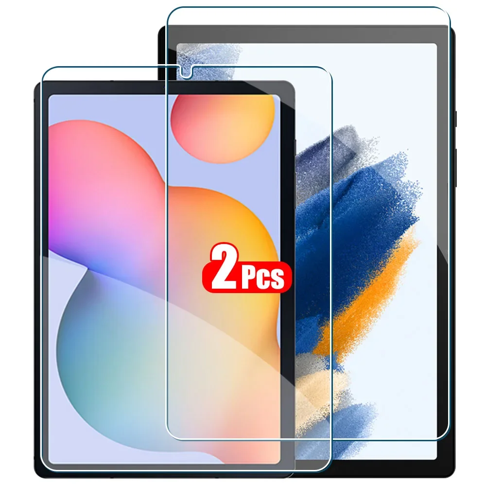 2PCS 9H HD Gehärtetes Glas Schutz für Samsung Galaxy Tab A10 Plus S10 S9 FE Plus S6 Lite S7 Fe A7 Lite A8 S9 A9 Bildschirm HD Film