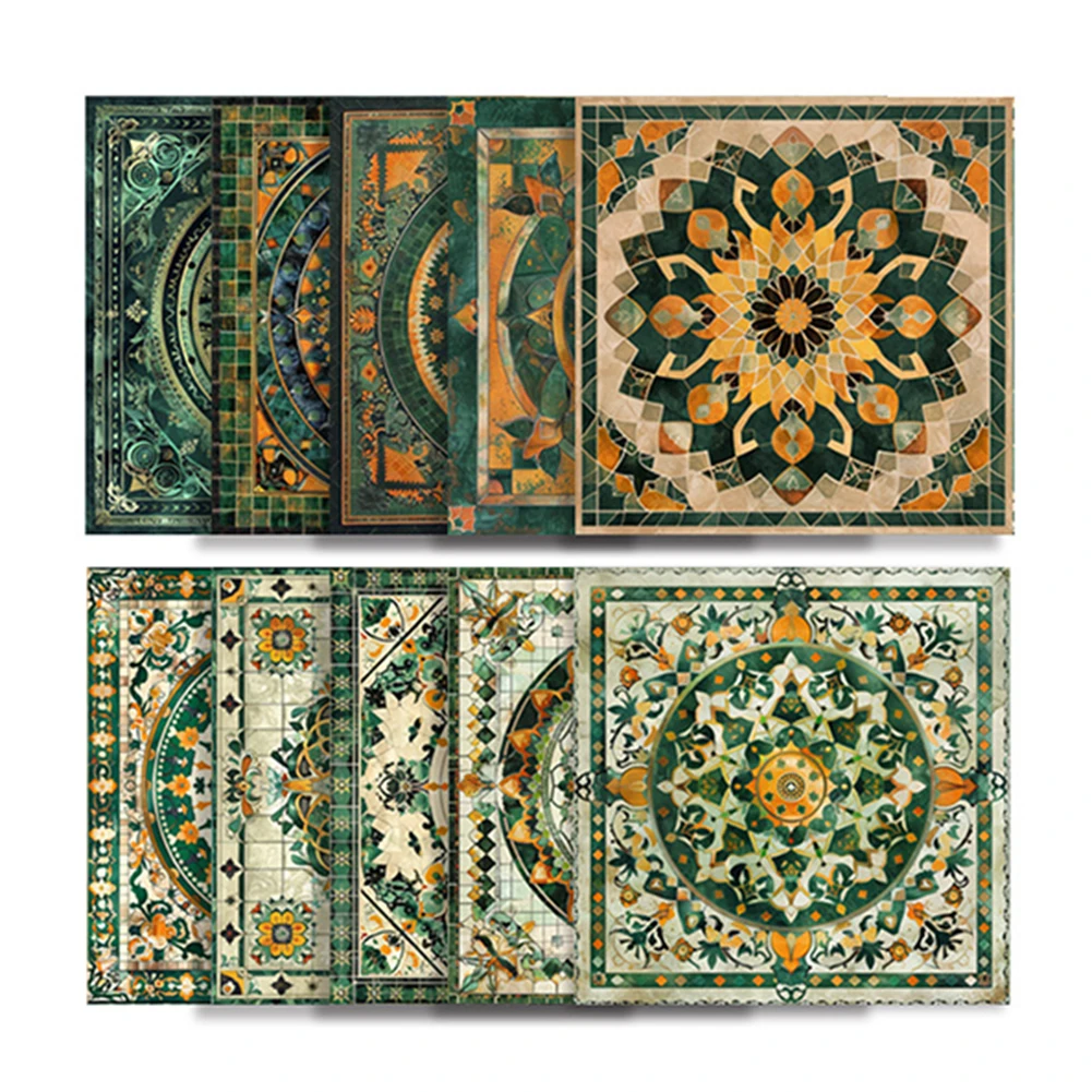 Creative Home Decoration Art PVC for tile Stickers Thickened PVC Material 10 Sheets In A Set 15cm And 20cm Options
