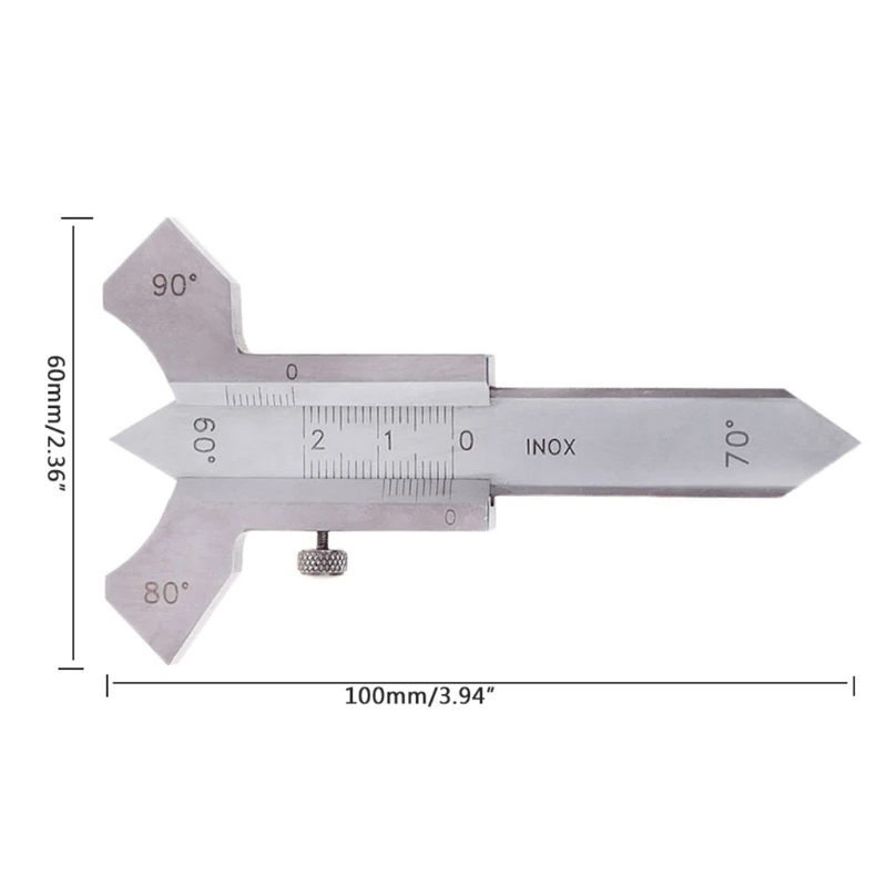 0-20mm miernik spoiny miernik szwu spawalniczego wskaźnik kontroli spoiny suwmiarka linijka kątowa Drop Shipping