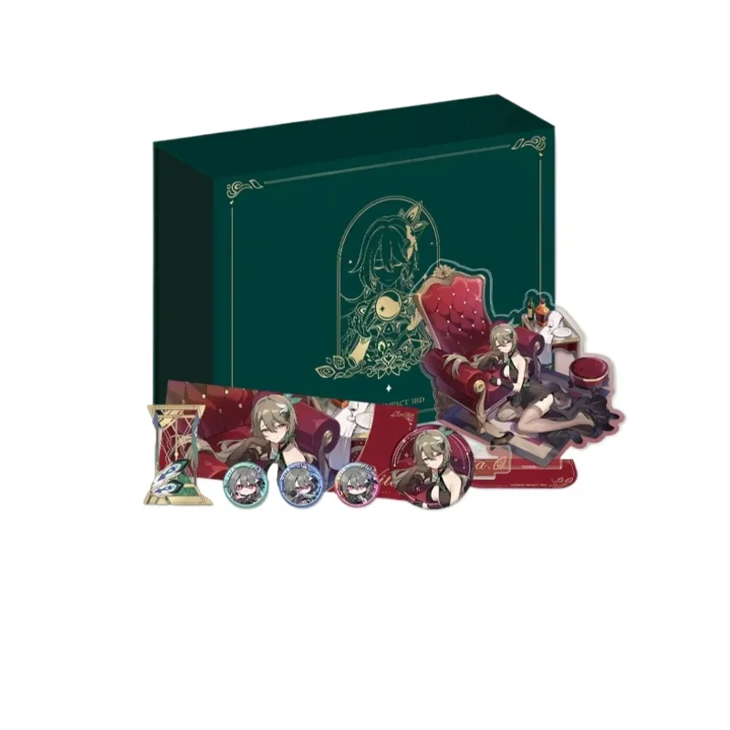 [Official]Vita Theme Gift Box miHoYo Game Honkai Impact 3 Badge Set Acrylic Standee Cospaly Doujin Collection Gifts
