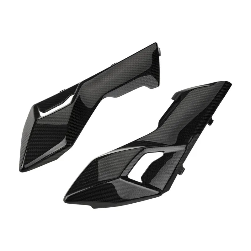 Black Battery Compartment Side Covers Left Right Guard Protectors Fit For Surron Ultra Bee Electric Dirt Bike Accessories-N25R