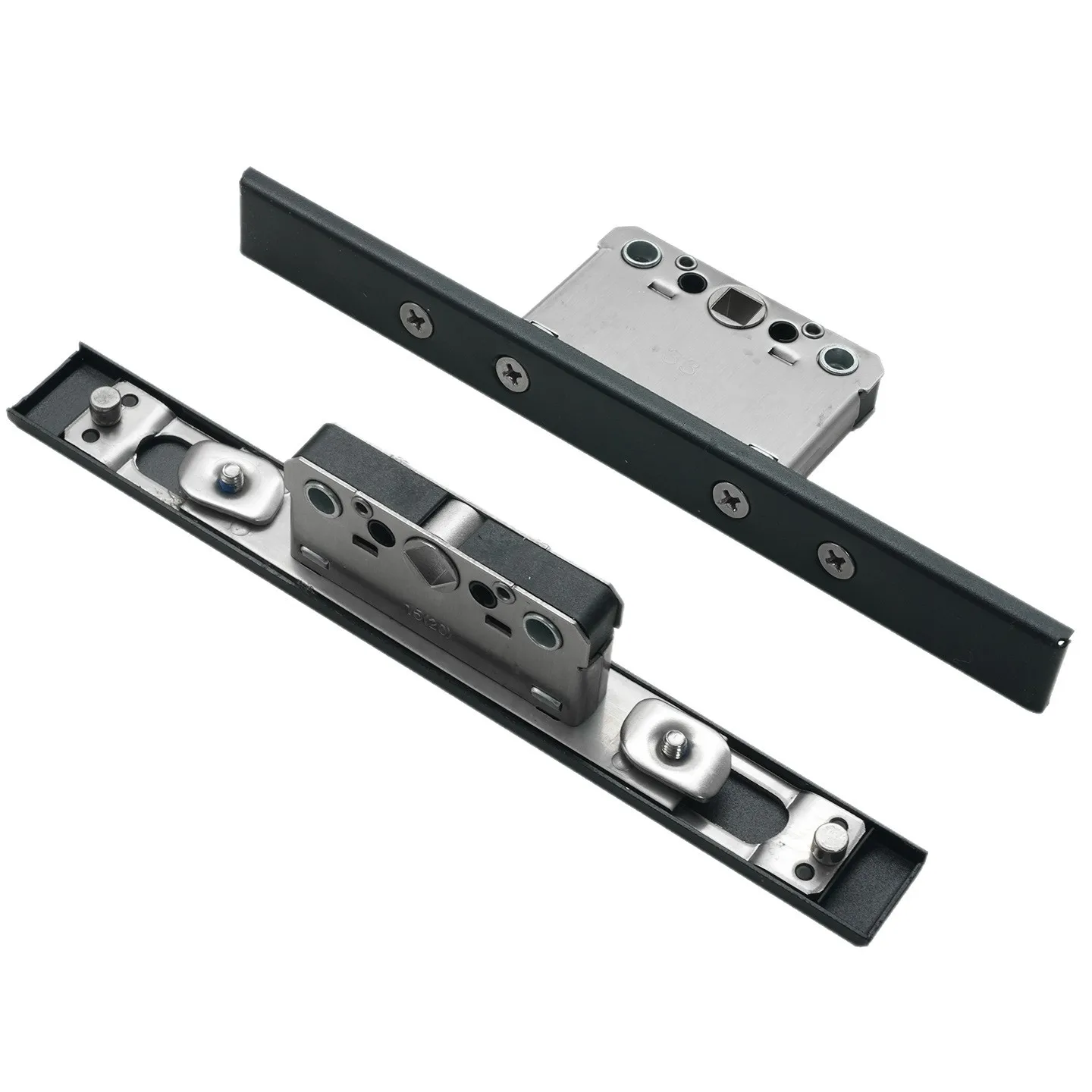 Lock Case and Latch System for Broken Bridge Aluminum Doors and Windows