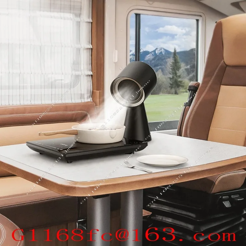 Mini Desktop Cooker Hood Indoor Portable Simplified Cooking Absorbs Oil Fumes For Easy Desktop Kitchen Cooking Purifiers Part